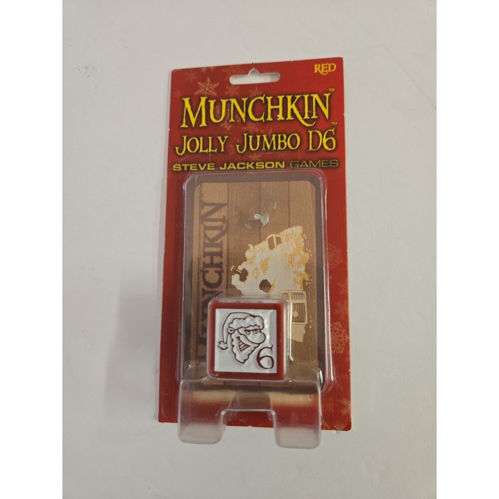 SJG Steven Jackson Games Munchkin Munchkin Jolly Jumbo D6 RED Sealed Rare New